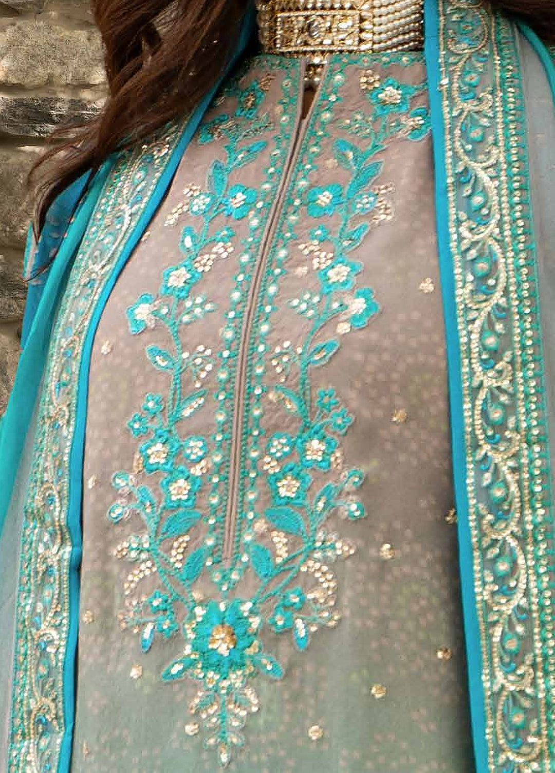 Vasal by Charizma Unstitched Embroidered Chiffon 4 Piece Suit CHR26UVC VSLW6-17 - Festive Collection