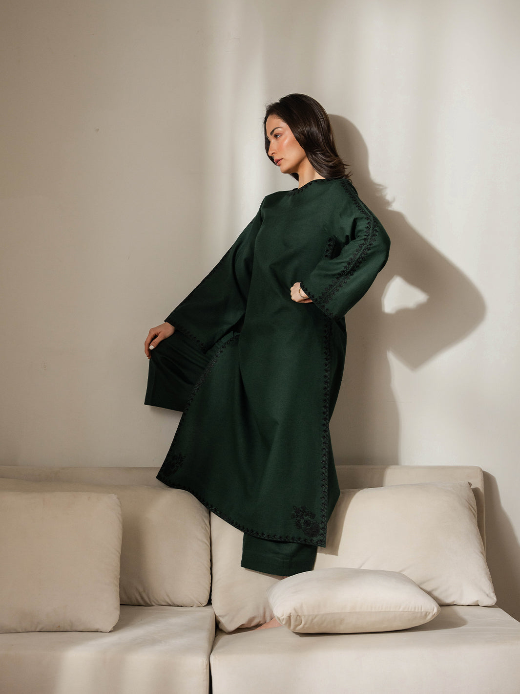 Izel Women Pret Embroidered Karandi 2 Piece Suit Vella - Summer Collection