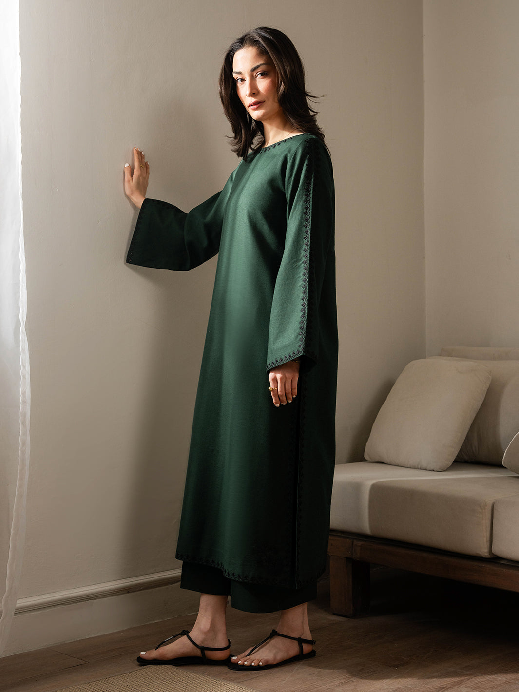 Izel Women Pret Embroidered Karandi 2 Piece Suit Vella - Summer Collection