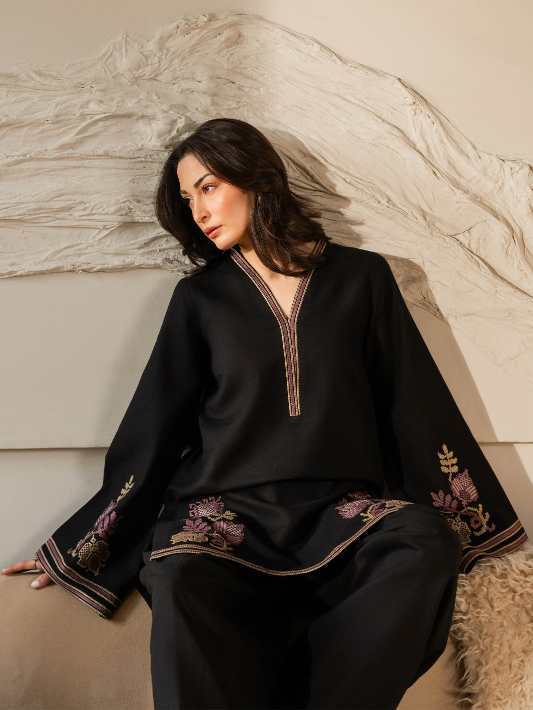 Izel Women Pret Embroidered Karandi 2 Piece Suit Viora - Summer Collection