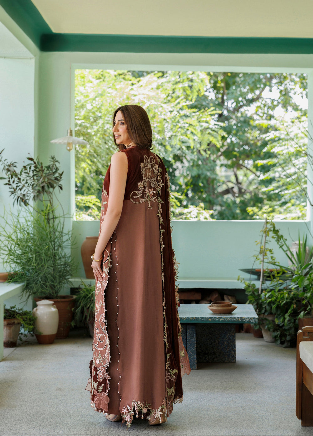 Plush Luxury by Asifa and Nabeel Unstitched Embroidered Viscose 3 Piece Suit Ferin WLXU-10 - Festive Collection