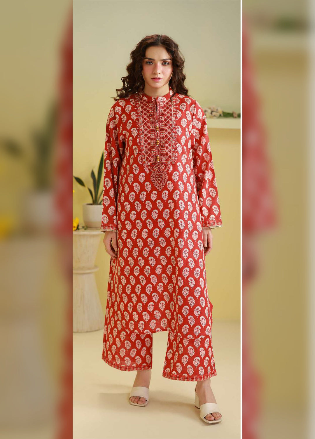 Zellbury Women RTW Embroidered Khaddar 2 Piece Suit WPW2423148 - Casual Collection