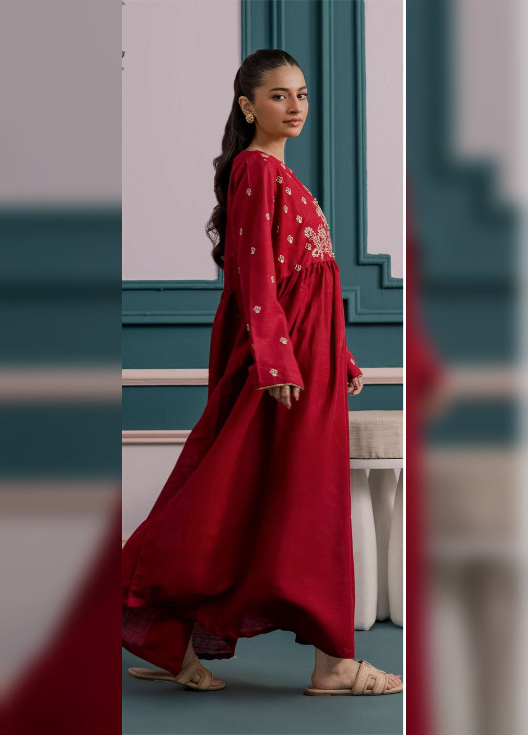 Zellbury Women RTW Embroidered Khaddar 1 Piece WPW2512743 - Casual Collection