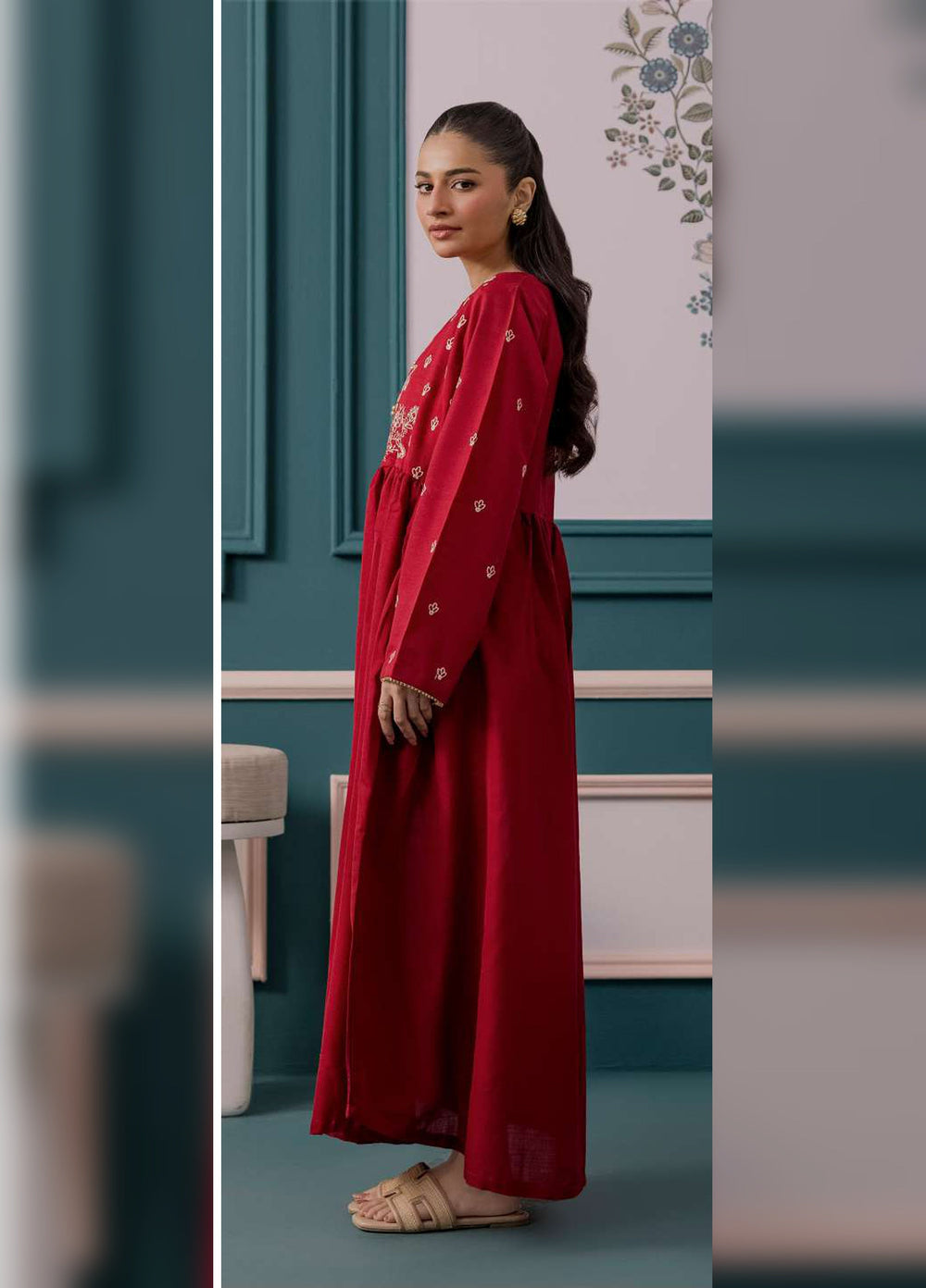 Zellbury Women RTW Embroidered Khaddar 1 Piece Suit WPW2512743 - Casual Collection
