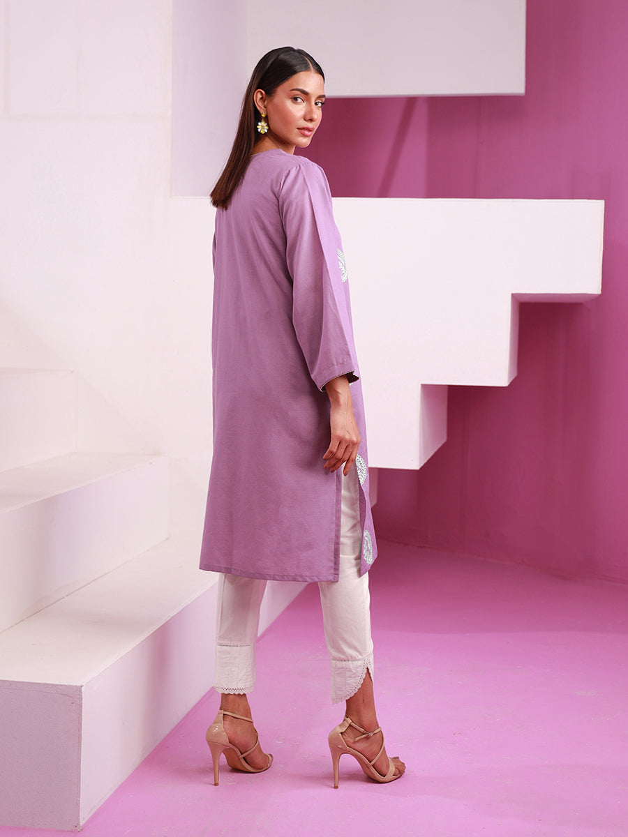 Salitex Women Embroidered Lawn 1 Piece Shirt WRTKBA24AL146 - Winter Collection