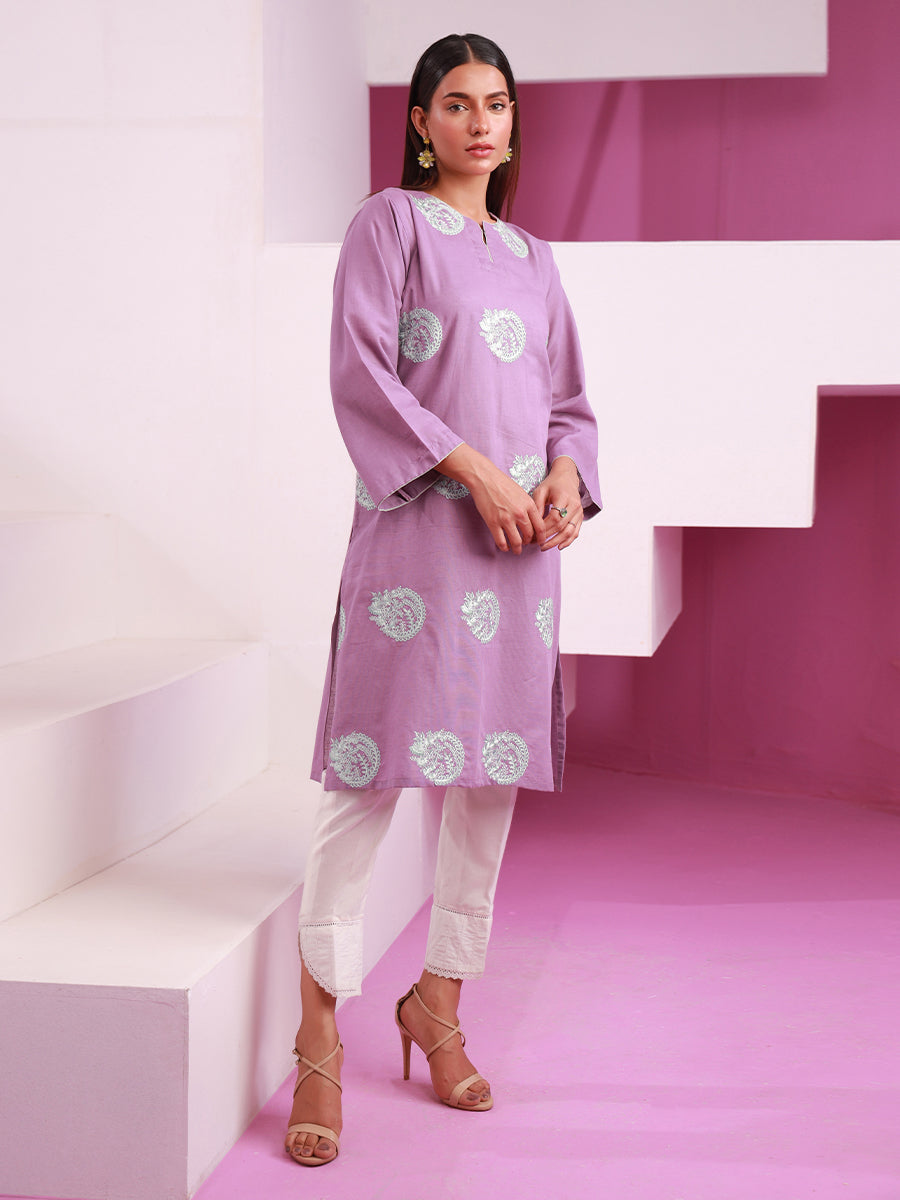 Salitex Women Embroidered Lawn 1 Piece Shirt WRTKBA24AL146 - Winter Collection