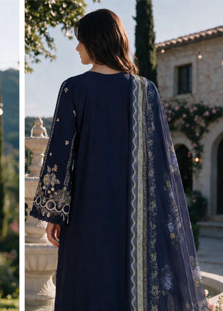 Zellbury Unstitched Embroidered Cotton 3 Piece Suit ZB26UCC WUS26E34111 - Casual Collection