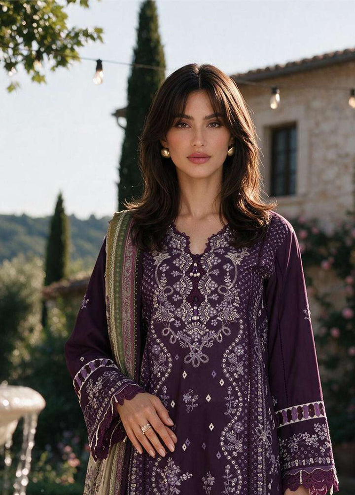 Zellbury Unstitched Embroidered Cotton 3 Piece Suit ZB26UCC WUS26E34113 - Casual Collection