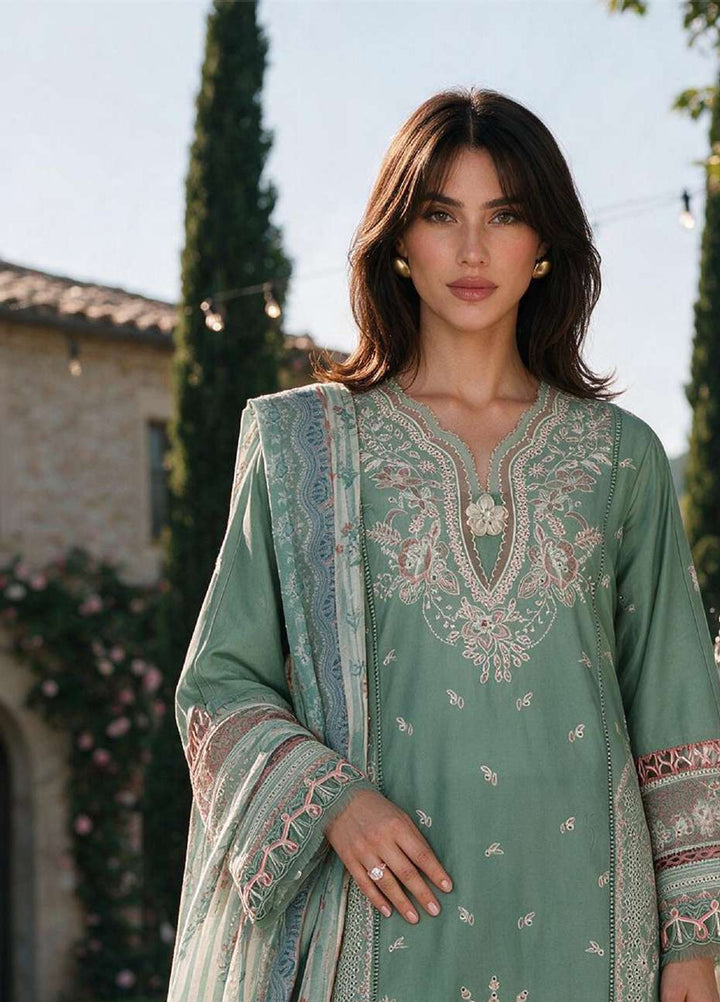 Zellbury Unstitched Embroidered Cotton 3 Piece Suit ZB26UCC WUS26E34134 - Casual Collection