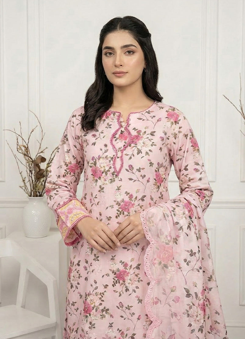 Anmol by Ishq e Rang RTW Embroidered Lawn 3 Piece Suit Flux Festive Collection