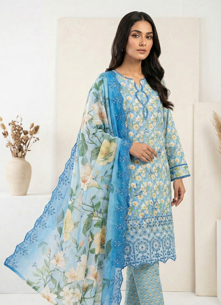 Anmol by Ishq e Rang RTW Embroidered Lawn 3 Piece Suit Zara Festive Collection