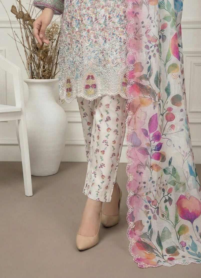 Anmol by Ishq e Rang RTW Embroidered Lawn 3 Piece Suit Noor Festive Collection