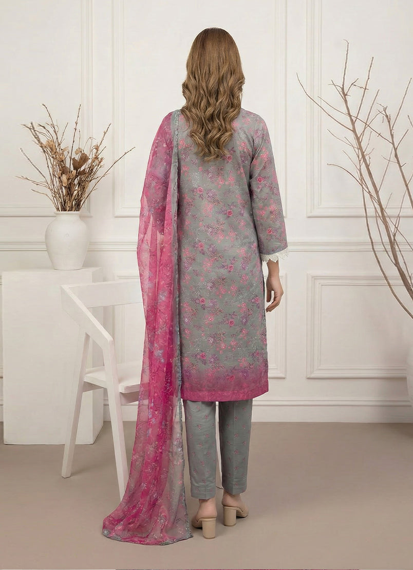 Anmol by Ishq e Rang RTW Embroidered Lawn 3 Piece Suit Ivy Festive Collection
