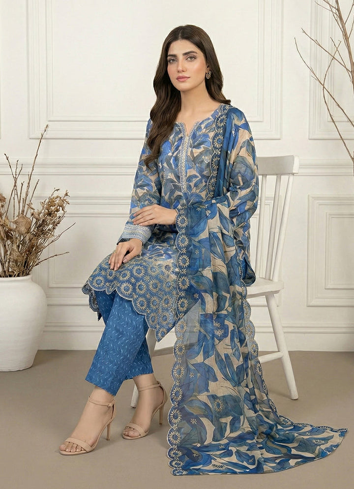 Anmol by Ishq e Rang RTW Embroidered Lawn 3 Piece Suit Luna Festive Collection