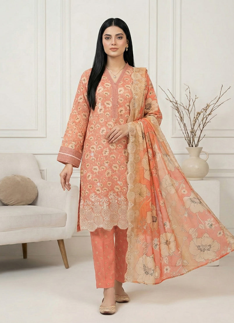 Anmol by Ishq e Rang RTW Embroidered Lawn 3 Piece Suit Echo Festive Collection