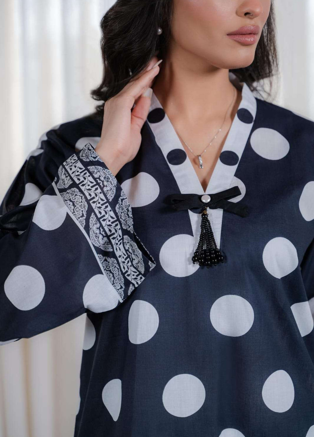 Laaleh Women RTW Printed Cotton 2 Piece Suit LAH26PC Dot Daze - Casual Collection