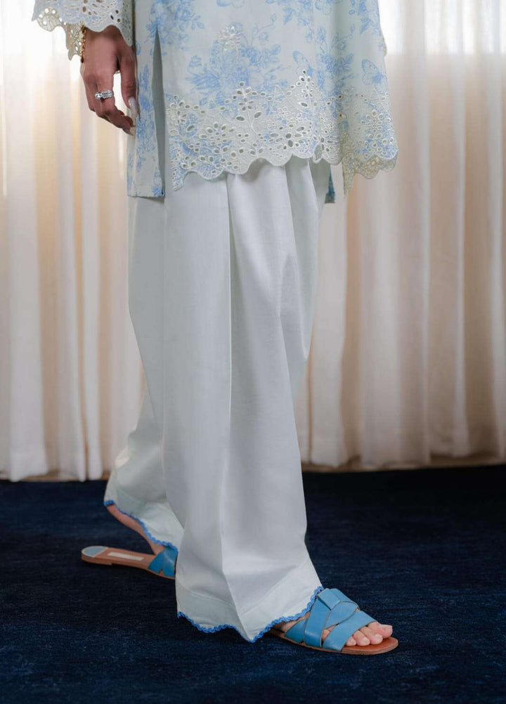 Laaleh Women RTW Embroidered Cotton 2 Piece Suit LAH26PC Azure Whisper - Casual Collection