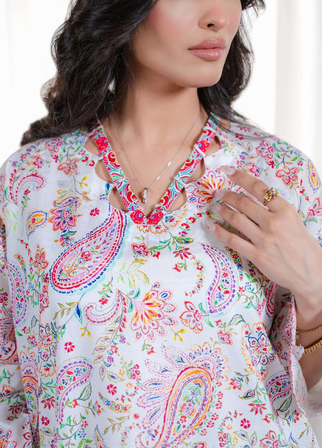 Laaleh Women RTW Printed Cotton 2 Piece Suit LAH26PC Sassy Paisleys - Casual Collection