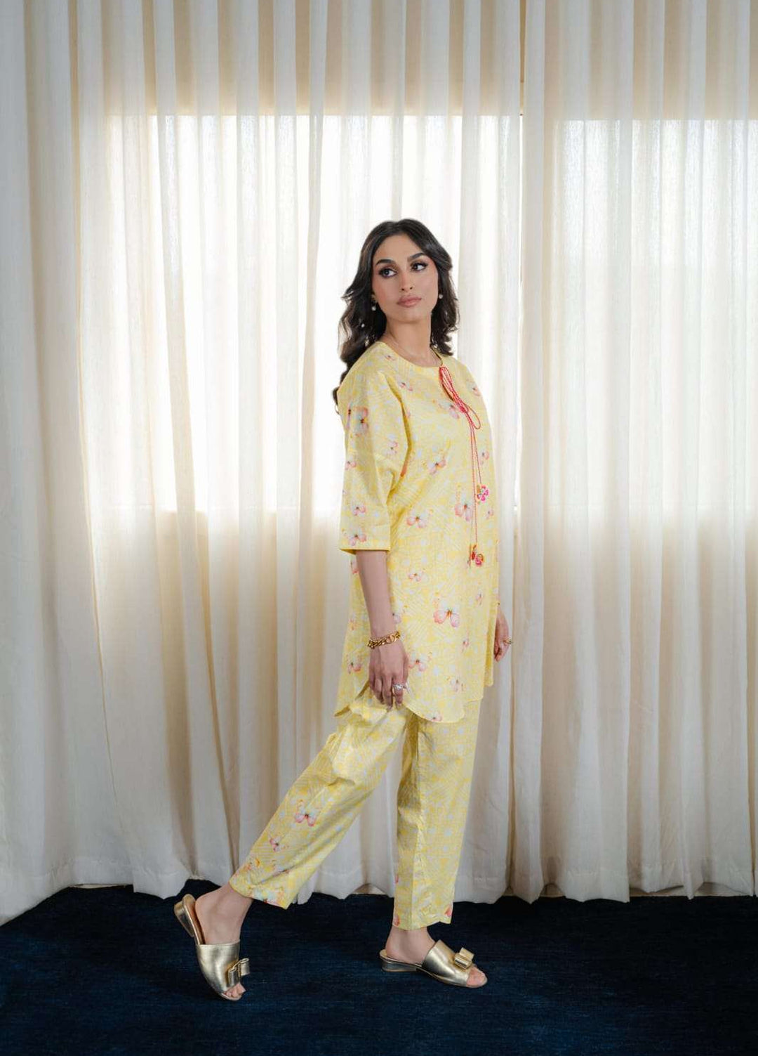 Laaleh Women RTW Printed Cotton 2 Piece Suit LAH26PC Petal & Flutter - Casual Collection