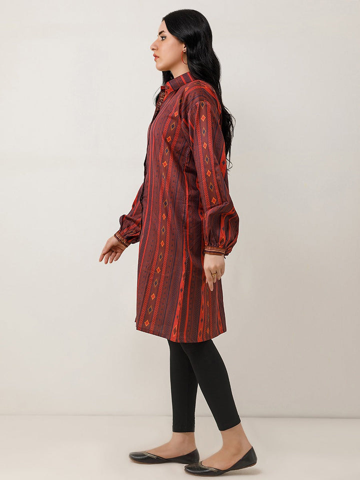 Salitex Women Printed Silk 1 Piece Shirt CPS23DC026 - Summer Collection