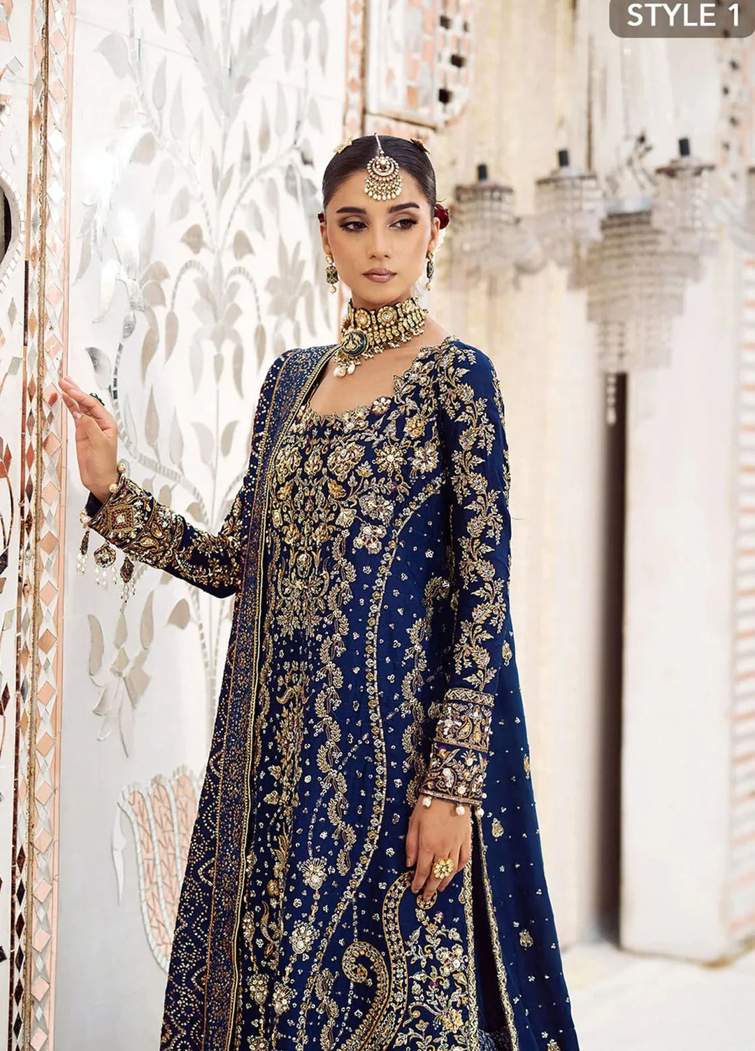 Aik Atelier Embroidered Silk Suits Unstitched 3 Piece AIK25EF Vl2 Look 05 - Formals Collection