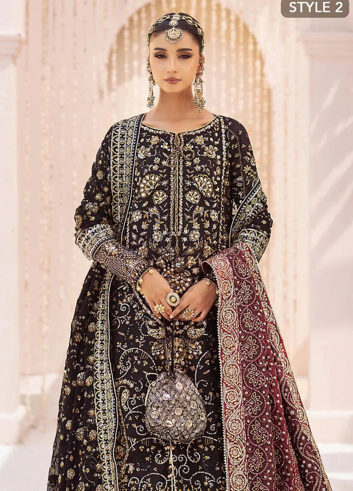 Aik Atelier Embroidered Net Suits Unstitched 3 Piece AIK25EF Vl2 Look 07 - Formals Collection