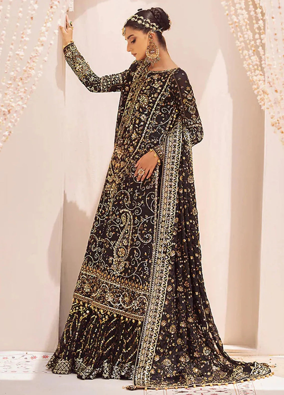 Aik Atelier Embroidered Net Suits Unstitched 3 Piece AIK25EF Vl2 Look 07 - Formals Collection