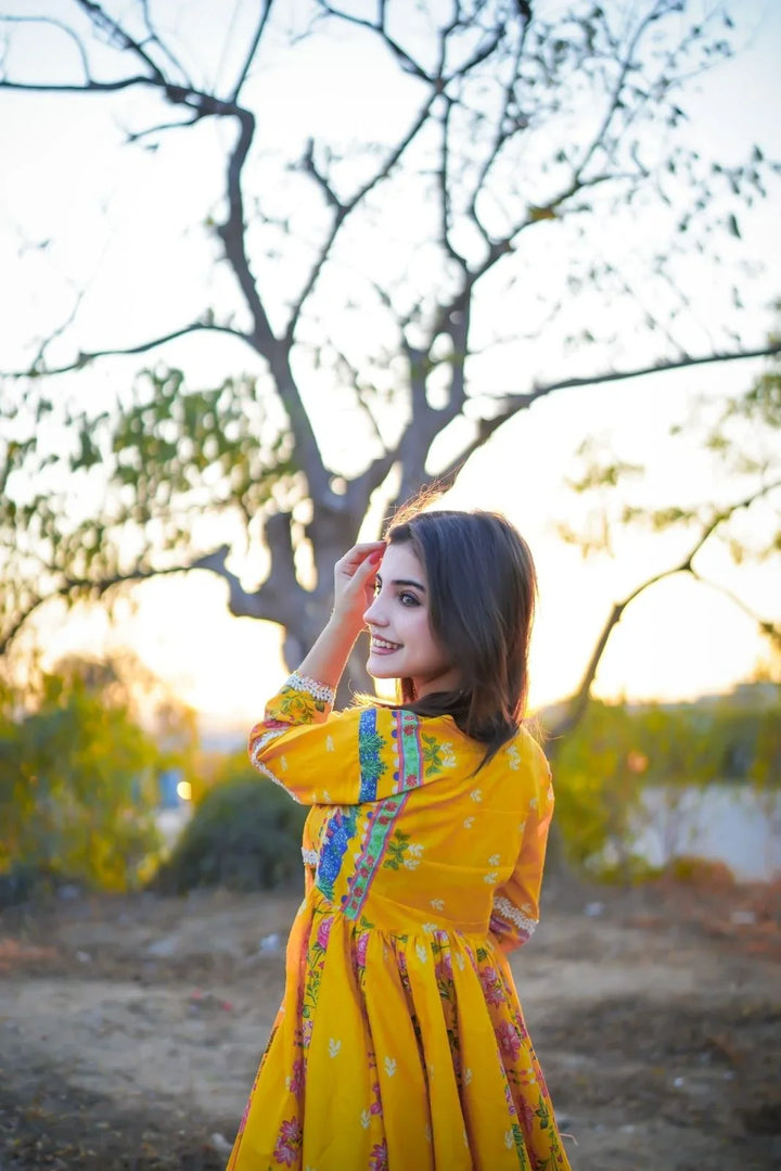 Urban Cut RTW Printed Cotton 1 Piece Floral Shirt C0275 Casual Collection