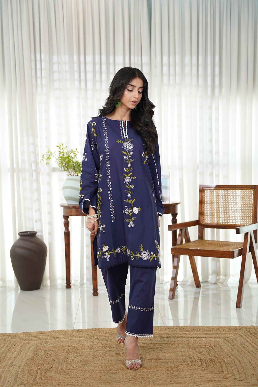 Dhaga Women Pret Embroidered 2 Piece cotton Aira SS25DSE117 - Summer Collection