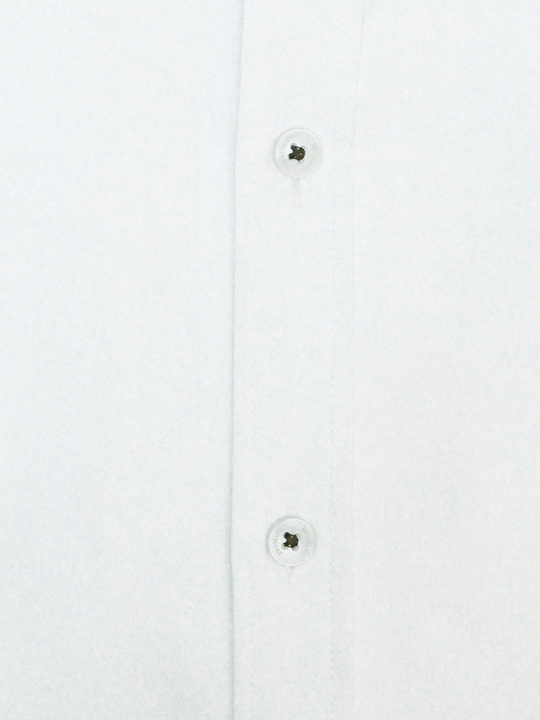 Brumano Ready To Wear Shirts Men 1 Piece Cotton White Button Down Poplin Shirt With Inner Collar Detailing 0-31-025-4415 - Summer Collection