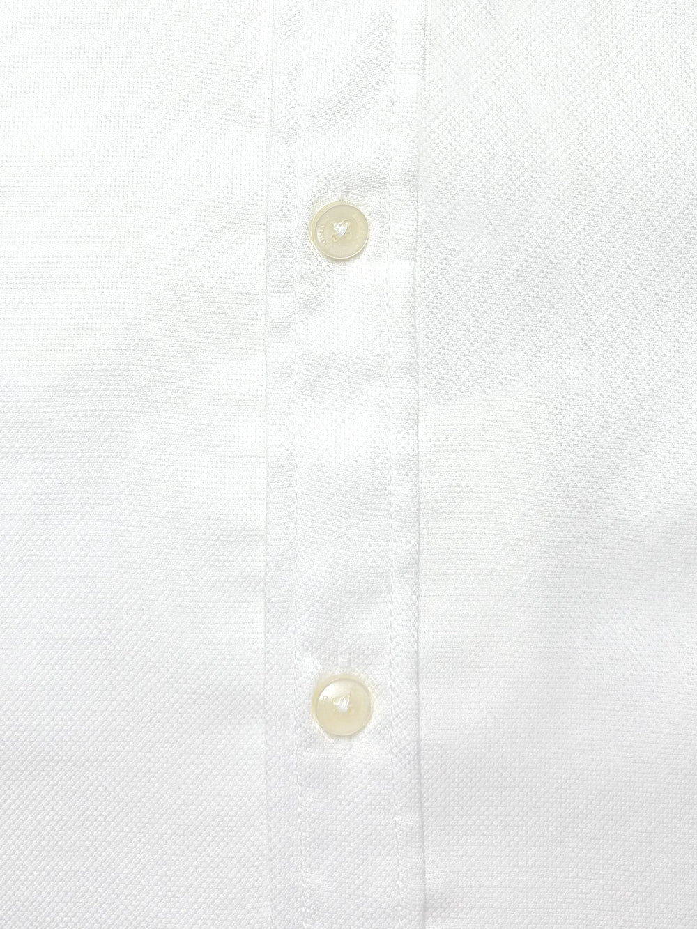 Brumano Ready To Wear Shirts Men 1 Piece Cotton White Dobby Structured Shirt With Printed Collar 0-31-025-4513 - Summer Collection