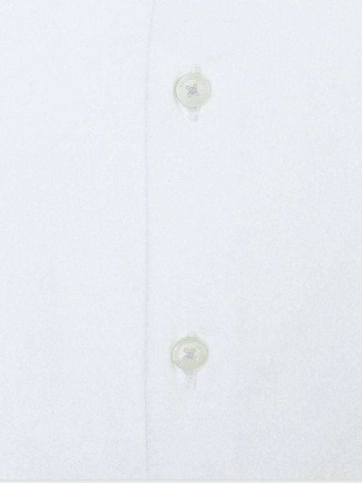 Brumano Ready To Wear Shirts Men 1 Piece Cotton White Formal Shirt in Stretch Fabric 0-31-025-4416 - Summer Collection