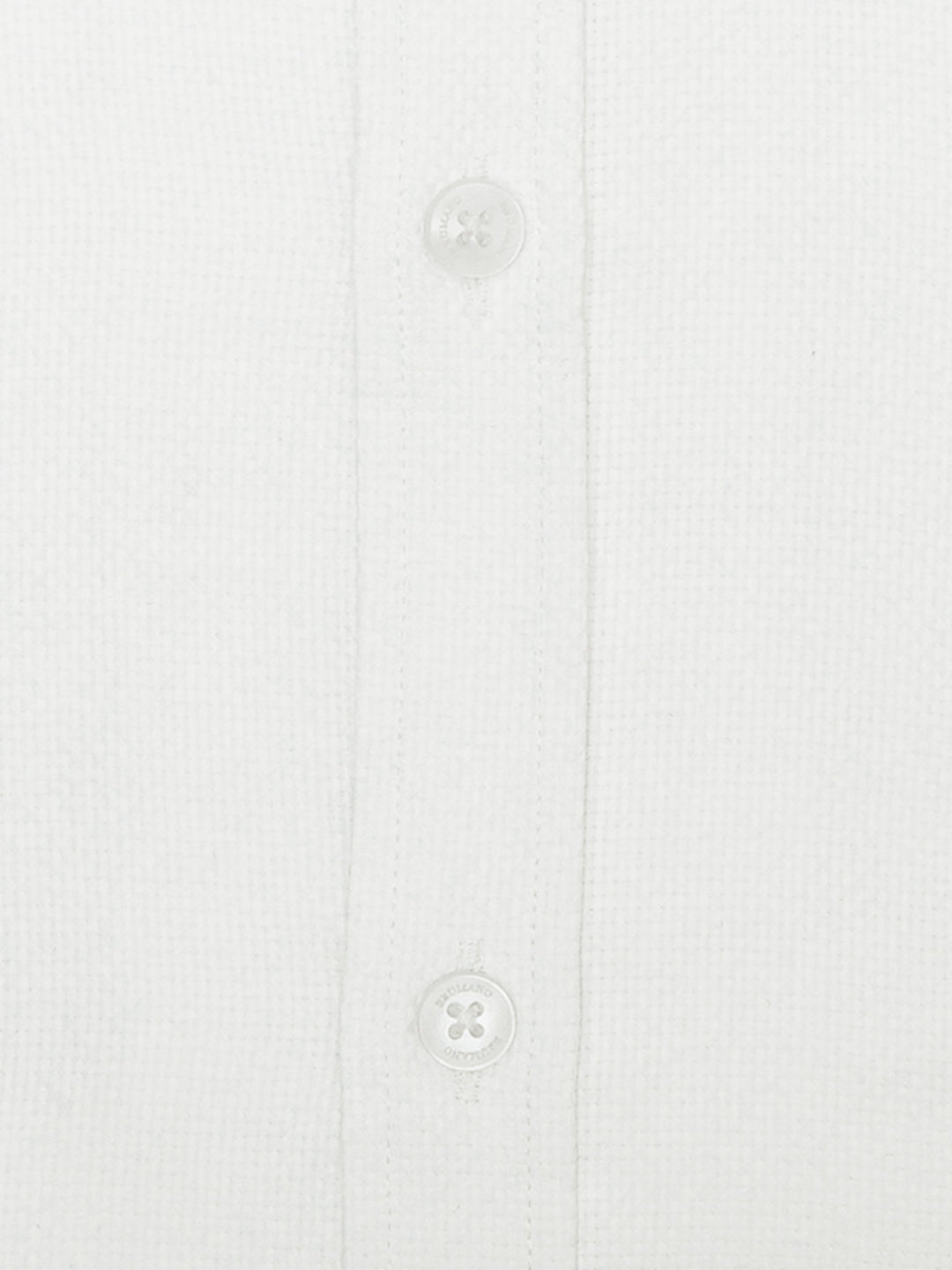 Brumano Ready To Wear Shirts Men 1 Piece Cotton White Structured Formal Shirt 0-31-025-4520 - Summer Collection