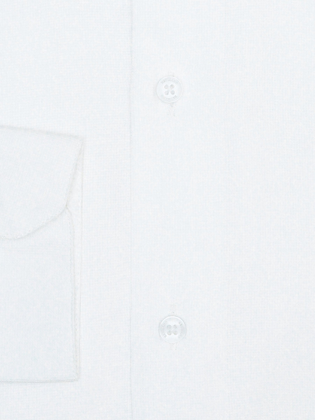 Brumano Ready To Wear Shirts Men 1 Piece Cotton White Structured Shirt With High Collar Luxe 0-32-025-3507 - Summer Collection