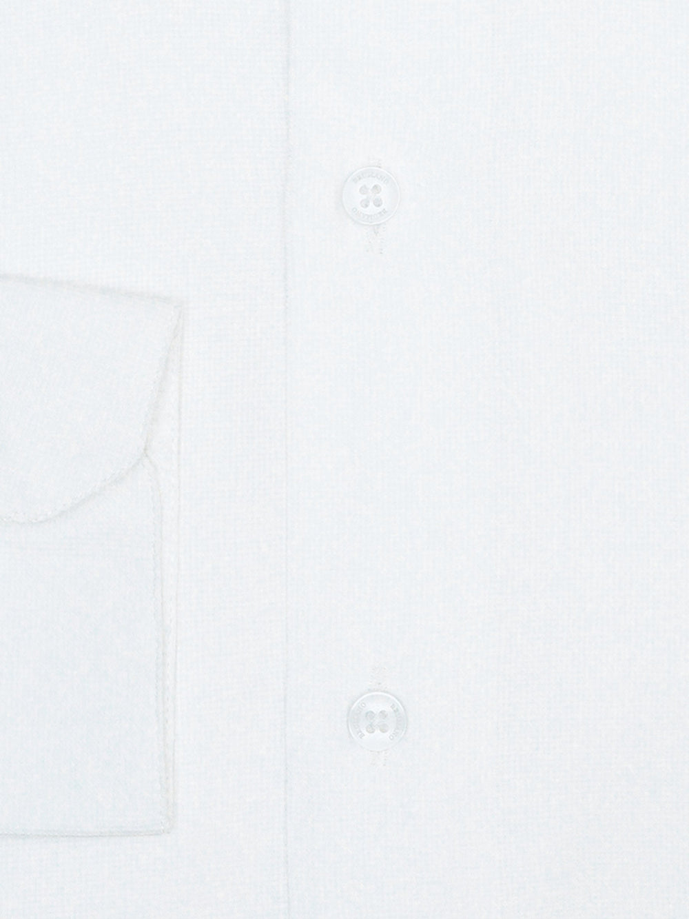 Brumano Ready To Wear Shirts Men 1 Piece Cotton White Structured Shirt With High Collar Luxe 0-32-025-3507 - Summer Collection