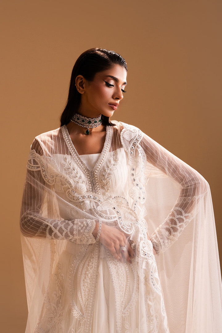 Afsany by Zariya RTW Embroidered Bareeze Net 3 Piece Suit WHISPER ZB50033 Festive Collection
