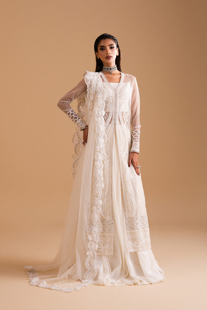 Afsany by Zariya RTW Embroidered Bareeze Net 3 Piece Suit WHISPER ZB50033 Festive Collection