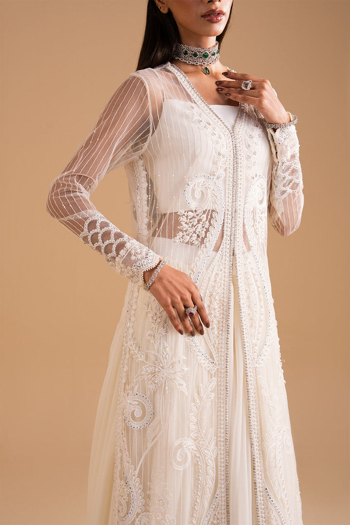 Afsany by Zariya RTW Embroidered Bareeze Net 3 Piece Suit WHISPER ZB50033 Festive Collection
