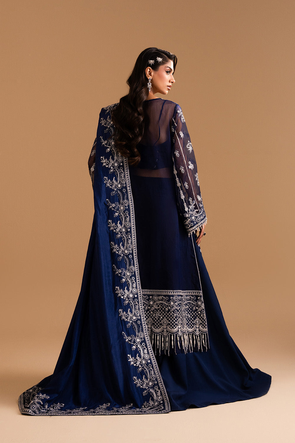 Afsany by Zariya RTW Embroidered Organza 3 Piece Suit MAHNOOSH ZB50036 Festive Collection