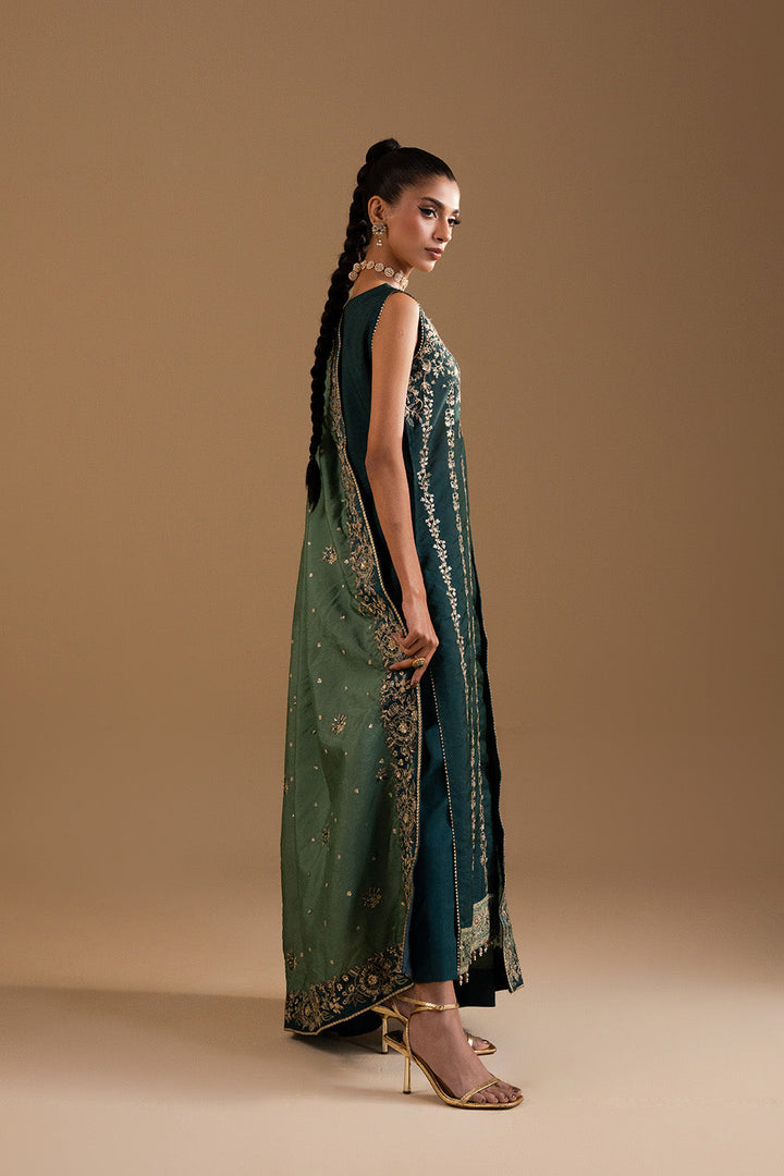 Afsany by Zariya RTW Embroidered Russian Silk 3 Piece Suit AZIN ZB50038 Festive Collection
