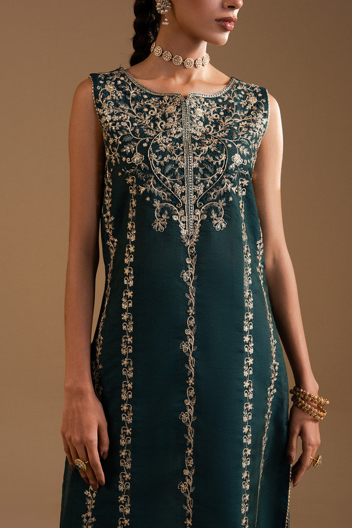 Afsany by Zariya RTW Embroidered Russian Silk 3 Piece Suit AZIN ZB50038 Festive Collection