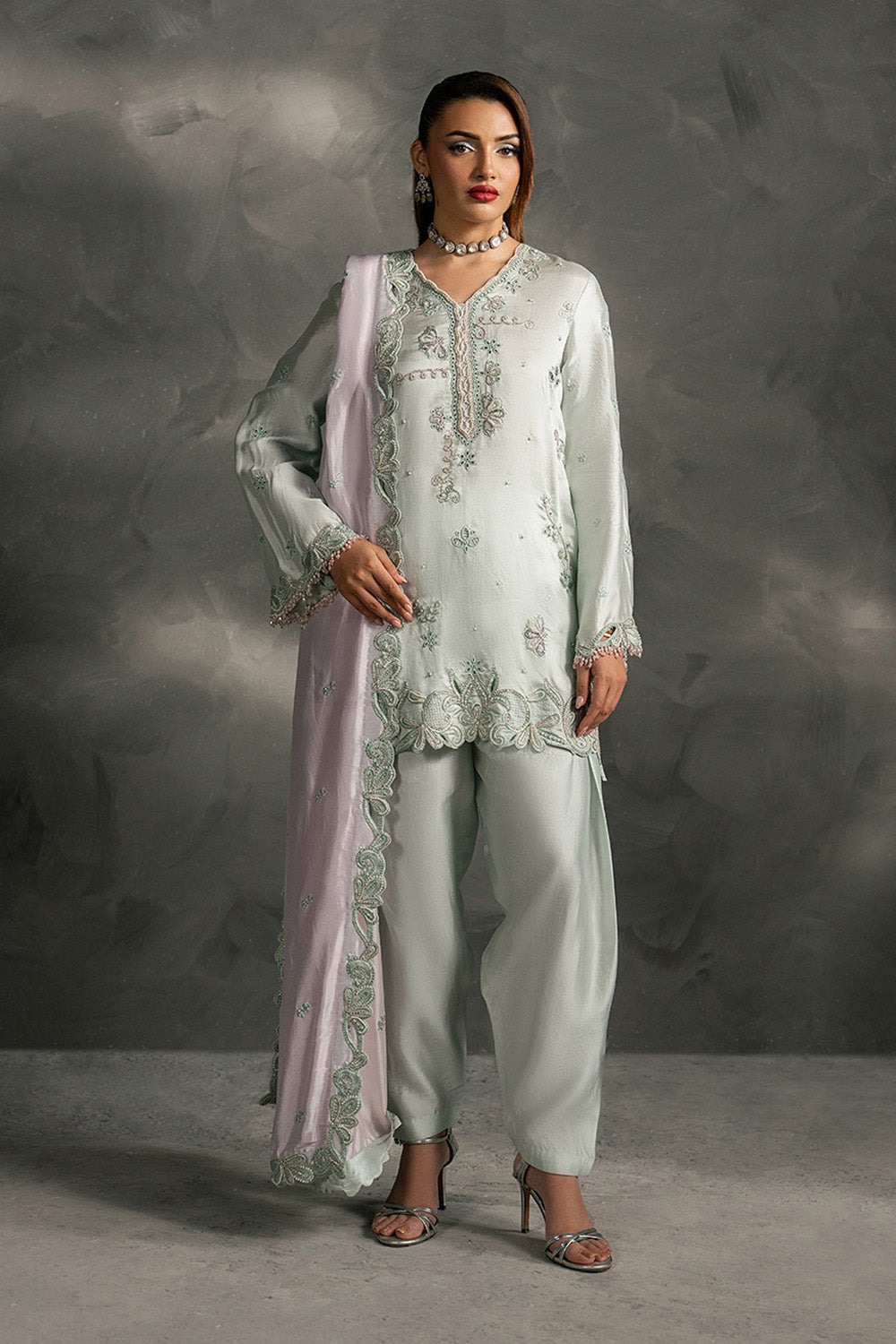 Anahira by Zariya RTW Embroidered Silk 3 Piece Suit ZAHIRA ZB50080 Festive Collection