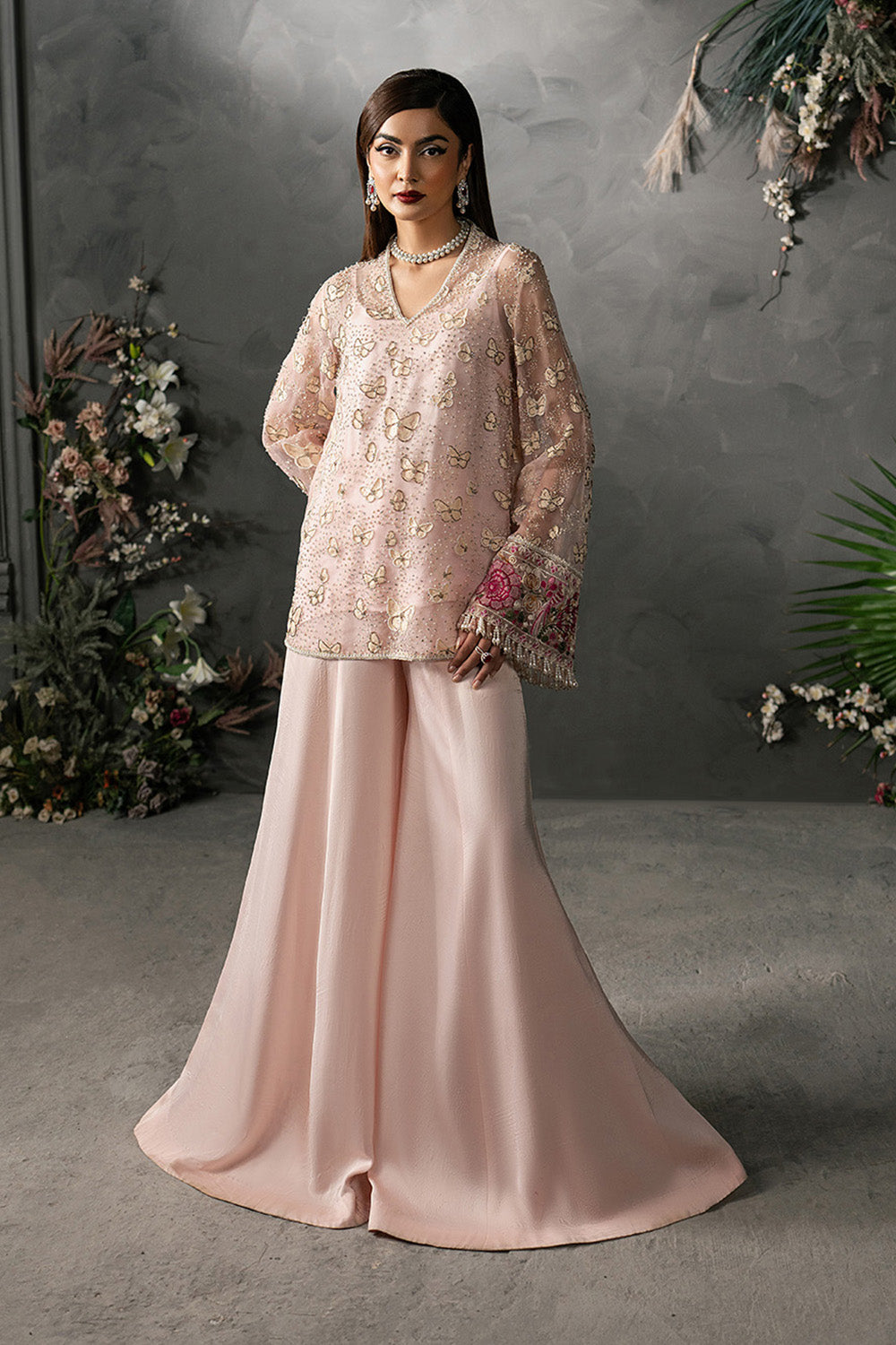 Anahira by Zariya RTW Embroidered Organza 3 Piece Suit ZIARA ZB50083 Festive Collection