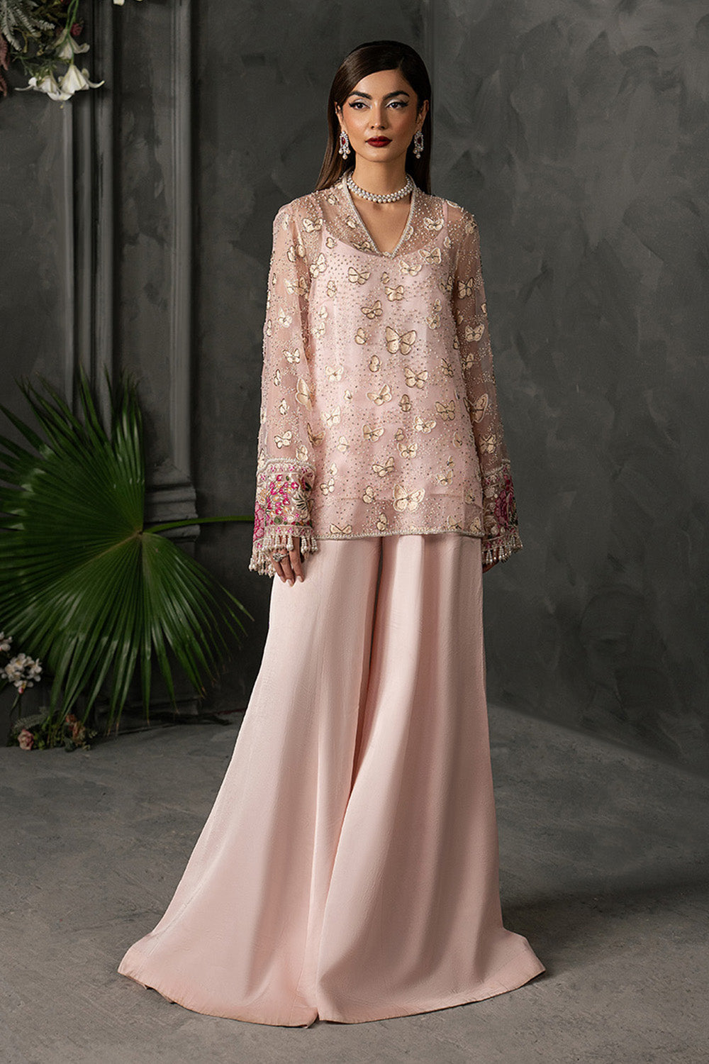 Anahira by Zariya RTW Embroidered Organza 3 Piece Suit ZIARA ZB50083 Festive Collection