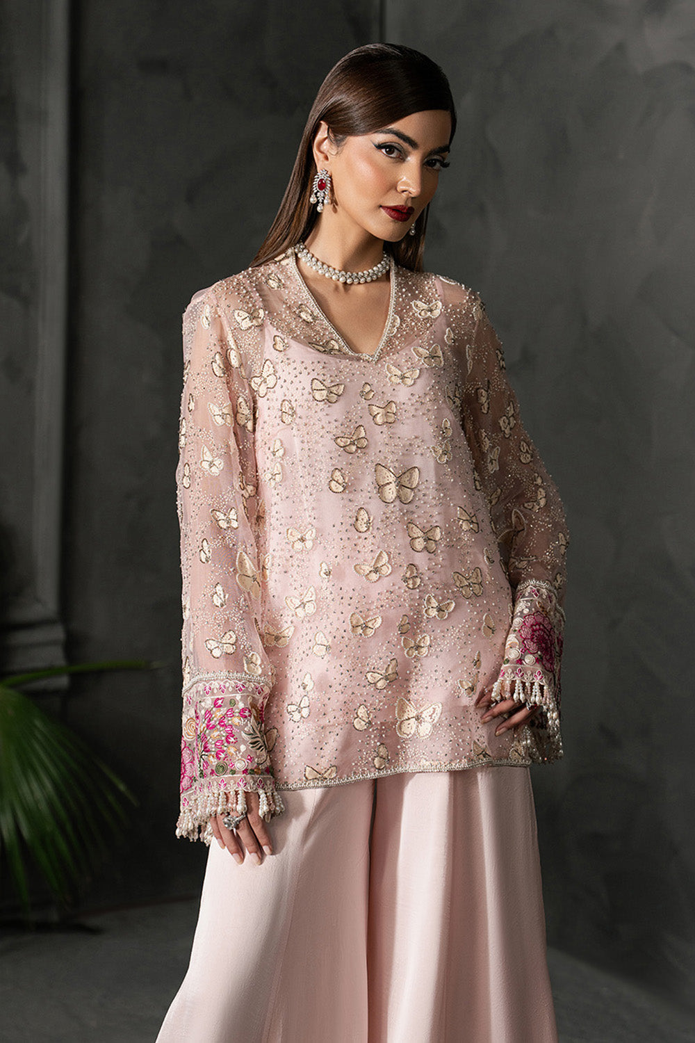 Anahira by Zariya RTW Embroidered Organza 3 Piece Suit ZIARA ZB50083 Festive Collection
