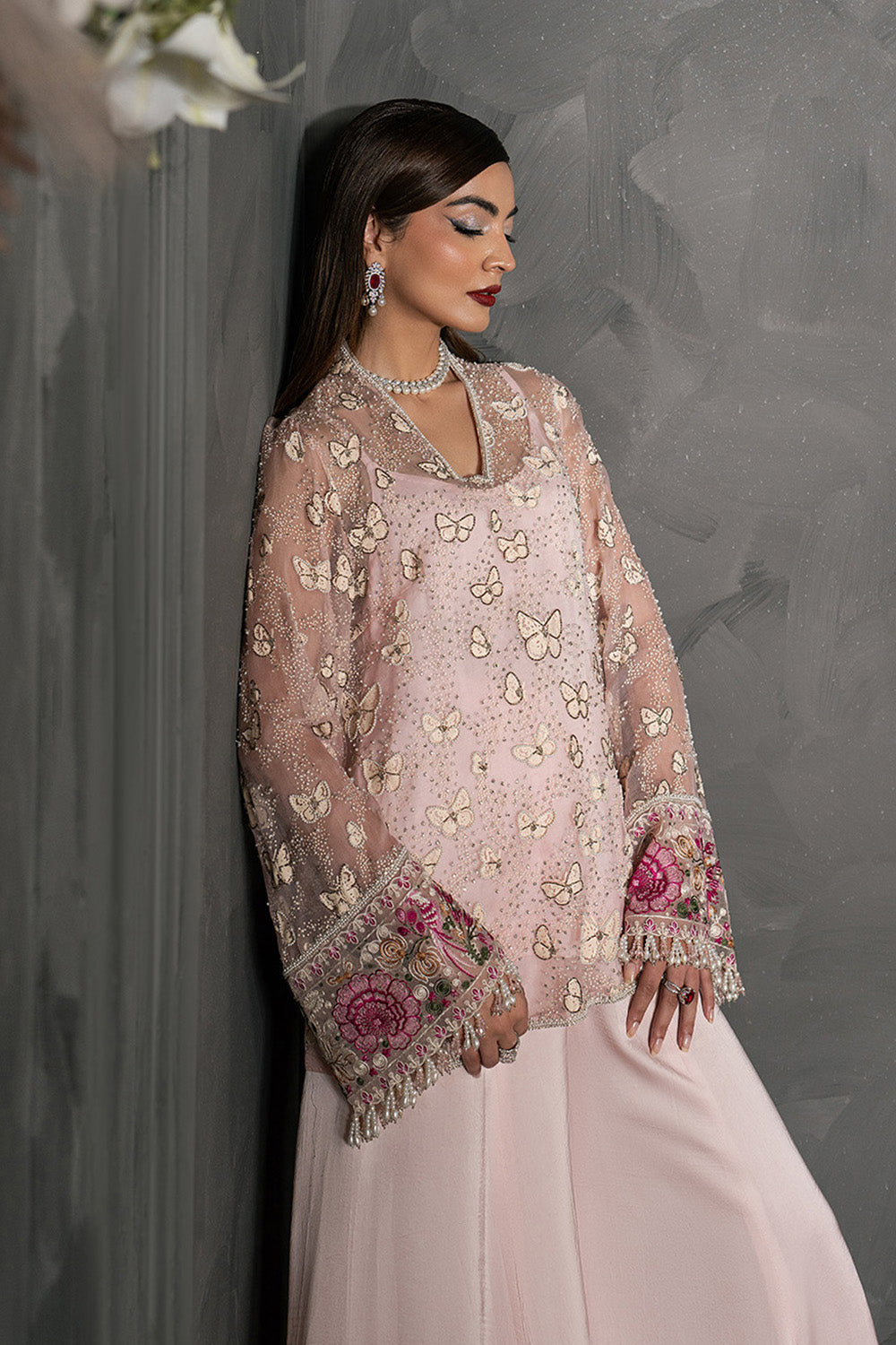 Anahira by Zariya RTW Embroidered Organza 3 Piece Suit ZIARA ZB50083 Festive Collection