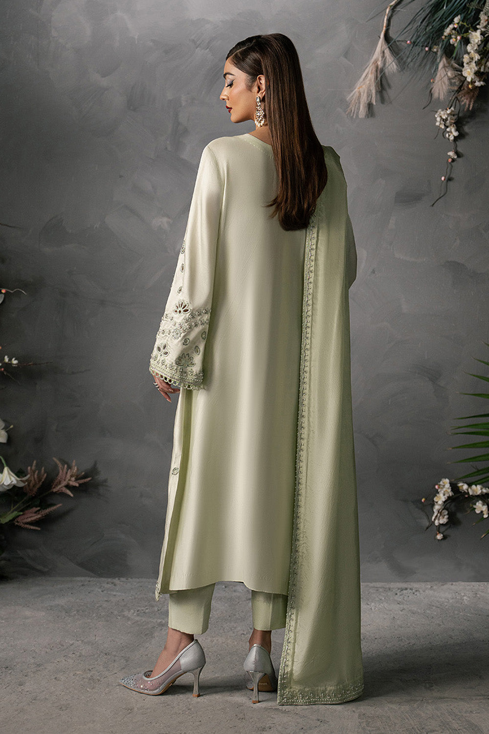 Anahira by Zariya RTW Embroidered Silk 3 Piece Suit AMAYA ZB50085 Festive Collection