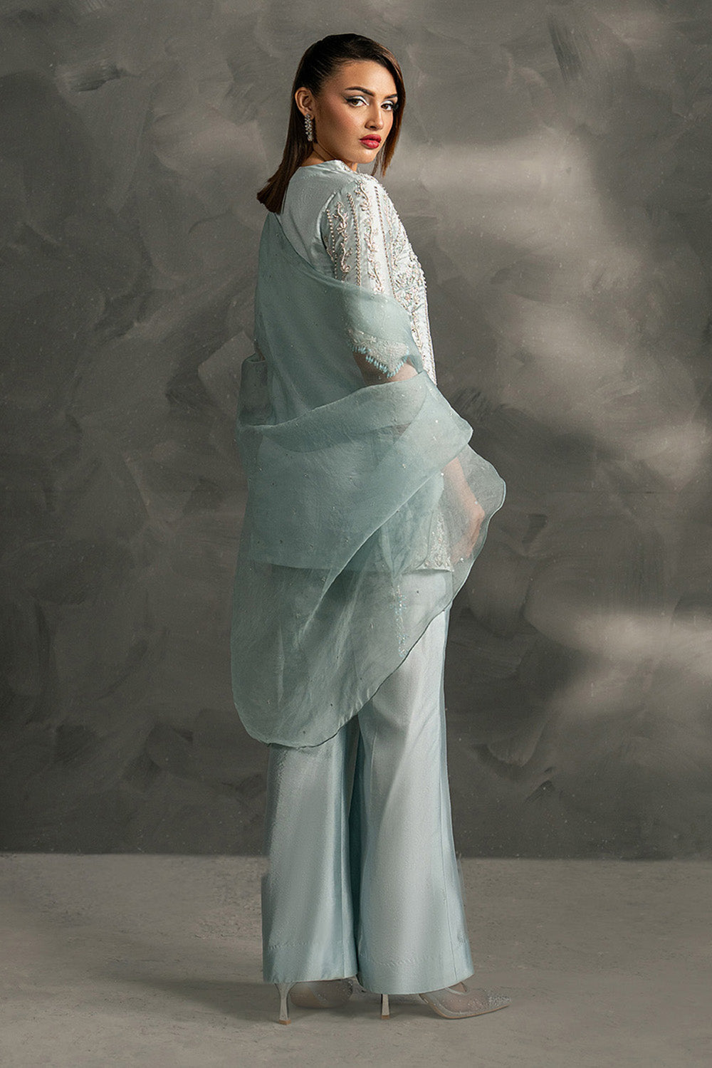 Anahira by Zariya RTW Embroidered Silk 3 Piece Suit FEEHA ZB50086 Festive Collection