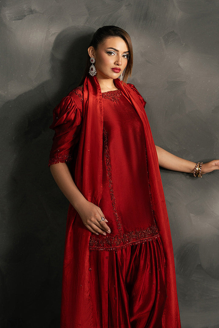 Anahira by Zariya RTW Embroidered Silk 3 Piece Suit ZIANA ZB50087 Festive Collection