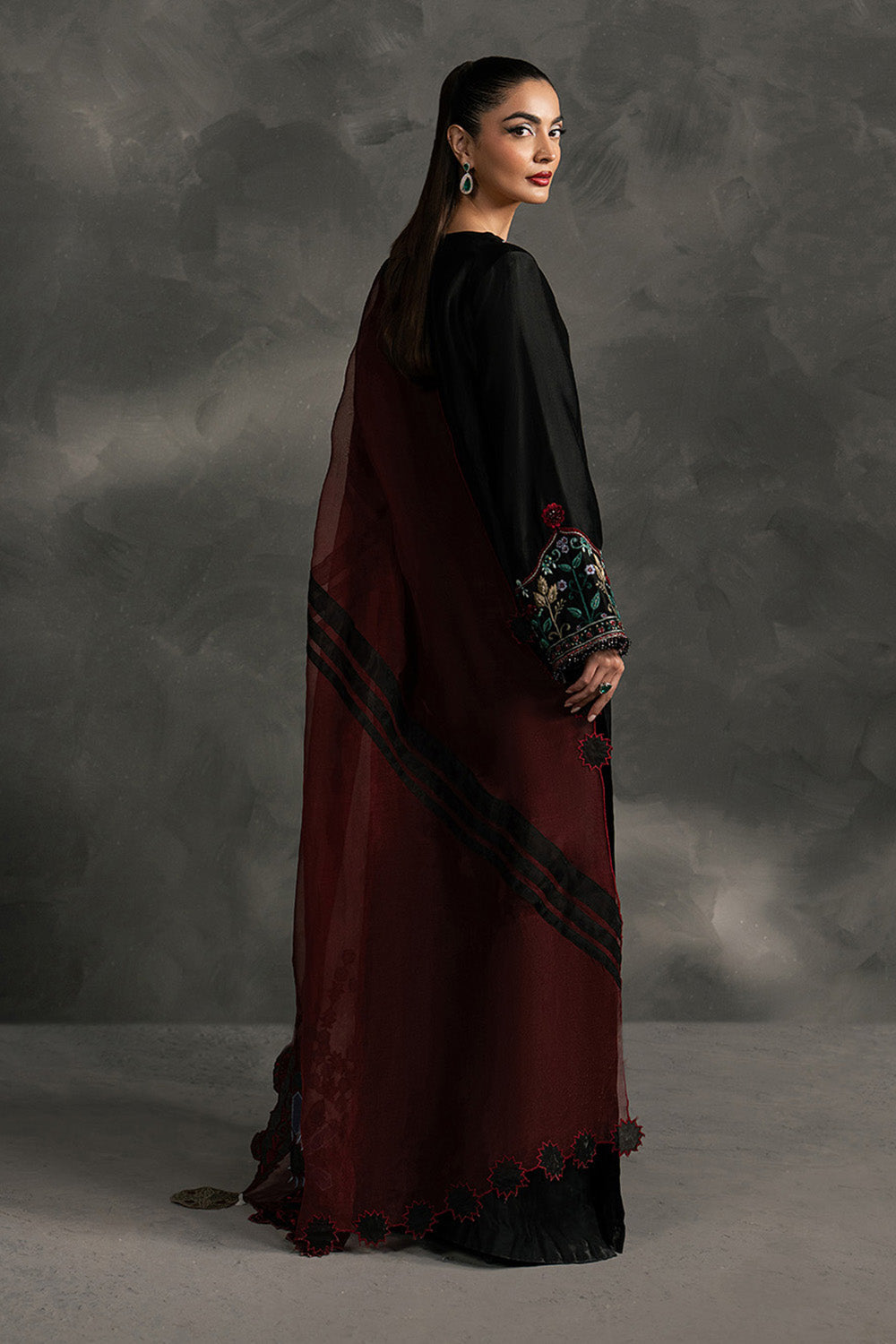 Anahira by Zariya RTW Embroidered Silk 3 Piece Suit MIRA ZB50089 Festive Collection